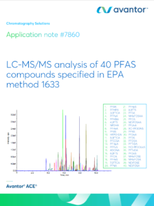 40 PFAS Compounds- EPA Method 1633