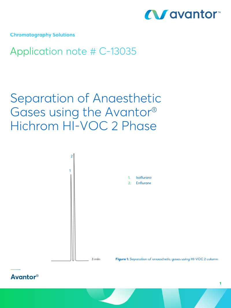 Anesthetic Gases