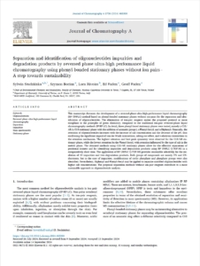 Oligonucleotide Impurities and Degradation Products by RP-UHPLC with Phenyl-Bonded Stationary Phases Without Ion Pairs