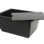 PE-HD Electrostatic Conducting Tray with Base Insert