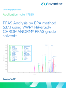 PFAS Analysis by EPA Method 537.1